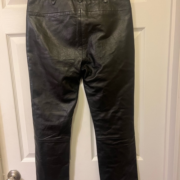 Muubaa women’s leather pants size 4 US black - Picture 9 of 12